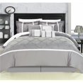 thumbnail image 1 of Chic Home 127CK106-US Vermont Comforter Set - Grey - King - 8 Piece, 1 of 1