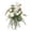 White, variant on Door Wreath Flower Teardrop Garland Wall Hanging Decor with Silk Material for Living Room Wedding Entryway