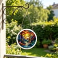 thumbnail image 4 of Acrylic Jigsaw Puzzle Suncatcher-Galactic Colorful Birds, Stained Glass Window Hanging, Home Decor Creative Mom Gifts, Birthday Gifts for Women,Wife, Sisters, Aunt, Besties 7.4in, 4 of 6