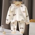 thumbnail image 2 of xaweyi Baby Boy Clothes Fall 6 12 18 24 Months Long Sleeve Pullover Tops & Pant Sets Toddler Winter Outfits, 2 of 5