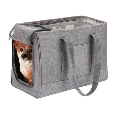 LOPNGLG Breathable Portable Small Pet Dog Carrier Bag Backpack for Travel Outdoor Shoulder Mesh Handbag for Puppy Chihuahua and Small Cat