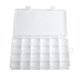 thumbnail image 4 of 1pc24Grids Transparent Plastic Storage Box Rings Beads Pills Fishing Gear Cosmetics Jewelry Sundries Medicines Storage Container, 4 of 10