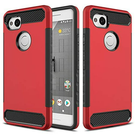 Google Pixel 2 XL Case, Hybrid Slim Fit Impact Dual Layer Shockproof Case for Google Pixel 2 XL (2017) - (Best Slim Pixel Case)