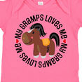 thumbnail image 4 of Inktastic My Gramps Loves Me Childs Horse Boys or Girls Baby Bodysuit, 4 of 5