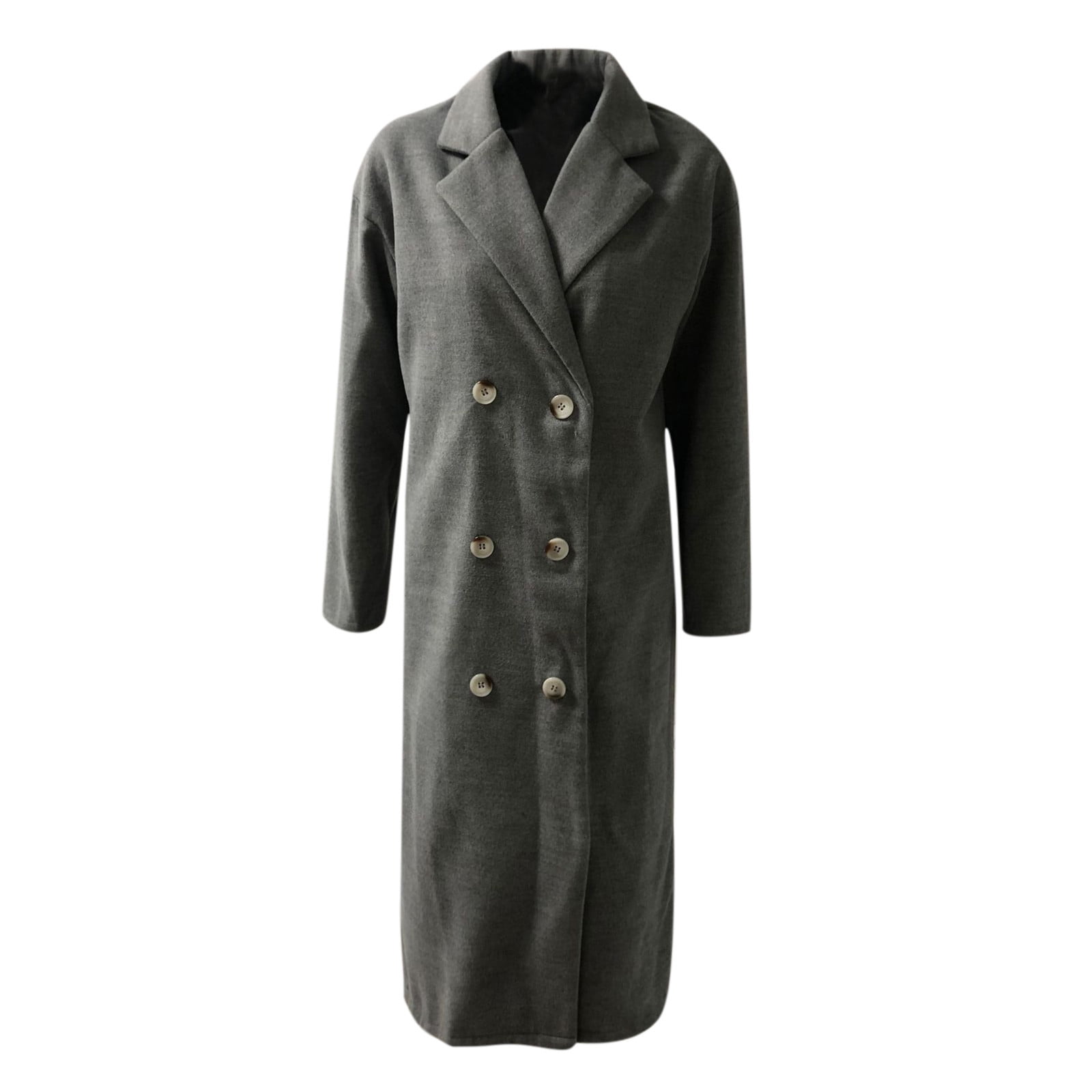 Elegant Slim Wool Blend Womens Long Sleeve Coats And Jackets With Turn Down  Collar For Casual Autumn/Winter Wear From Blueberry11, $15.34