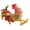 Large model, variant on Artistic Hand Painted Rooster Trinket Box Jewelry Container Alloy Texture Suitable for Small Jewelry Organization