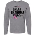 thumbnail image 3 of Inktastic Breast Cancer Awareness My Great Grandma is a Fighter Long Sleeve T-Shirt, 3 of 5