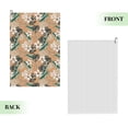 thumbnail image 2 of Lsque Tropical Leaves Flower Premium Golf Towel - Ultra Absorbent and Quick Drying Microfiber Towel with Carabiner - Gift for Men -24" X 16", 2 of 8