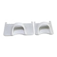 thumbnail image 3 of Rongfmy 2Pcs Edge Stitch Lock Sewing Gauge Thumb Guide Rulers for Project Embroidery White, 3 of 8
