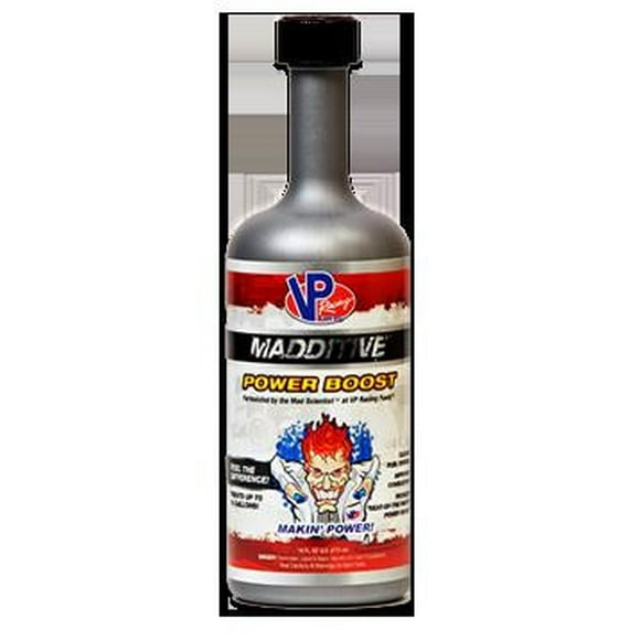 VP Racing Fuel Additive 2825 Madditive; For Gas; Power Booster; Single; 16 Ounce Bottle; Treats Up To 18 Gallons