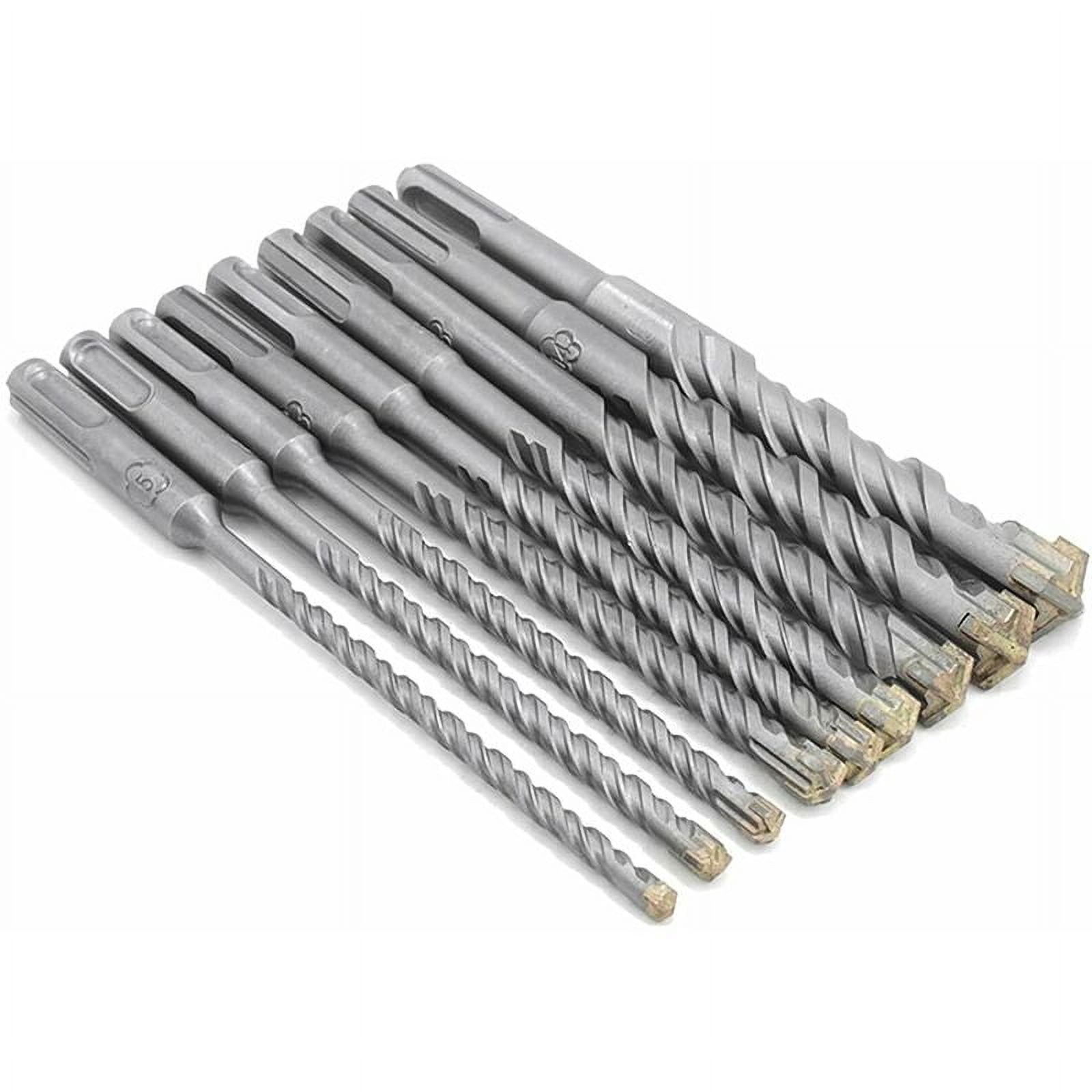 9 PCS SDS Plus Concrete Drill Bits Four-edge drill bits for concrete drilling-
