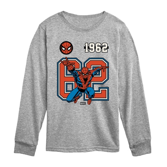 Spider-Man - Jersey - Youth Boys Long Sleeve Graphic T-Shirt