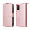 thumbnail image 2 of Feishell for Samsung Galaxy A03s (6.5 inch) Wallet Case for Women Men,Premium PU Leather Magnetic Clasp Zipper 9 Card Slots Folio Flip Holder Shockproof Purse Phone Case with Wrist Strap,Rosegold, 2 of 8