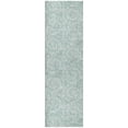 thumbnail image 2 of Addison Rugs Dream Shag Premium Machine Washable Transitional Nautilus Green Runner Rug, 2'3" x 7'6", 2 of 8