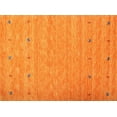 thumbnail image 1 of Ahgly Company Machine Washable Indoor Rectangle Contemporary Dark Orange Area Rugs, 2' x 4', 1 of 7