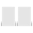 thumbnail image 2 of 2 Sets Desk Whiteboard White Board Desktop Memo Board Desktop Whiteboard Desk Write Note Board, 2 of 8