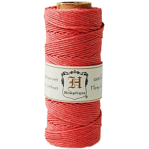 Hemptique Corde de Chanvre Bobine 20# 205 Pieds//pkg-Capuccino
