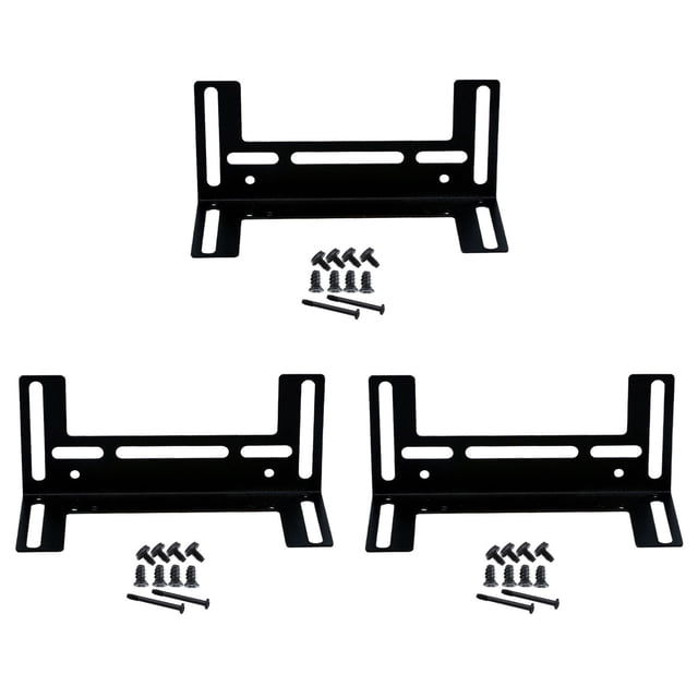 3 Pcs Module de RAM 120mm Support de Radiateur de Pompe de Refroidissement Support de Réservoir de Drainage Noir