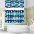 thumbnail image 7 of 1 Pc Geometric Printed Curtain Valance , 100% Polyester Rod Pocket Kitchen Valance Curtain, 7 of 7