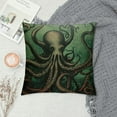 thumbnail image 2 of MLJA  Throw Pillow Case Cool Octopus Square Cushion Cover Standard Pillowcase for Men Women Home Decorative Sofa Armchair Bedroom Livingroom, 2 of 5