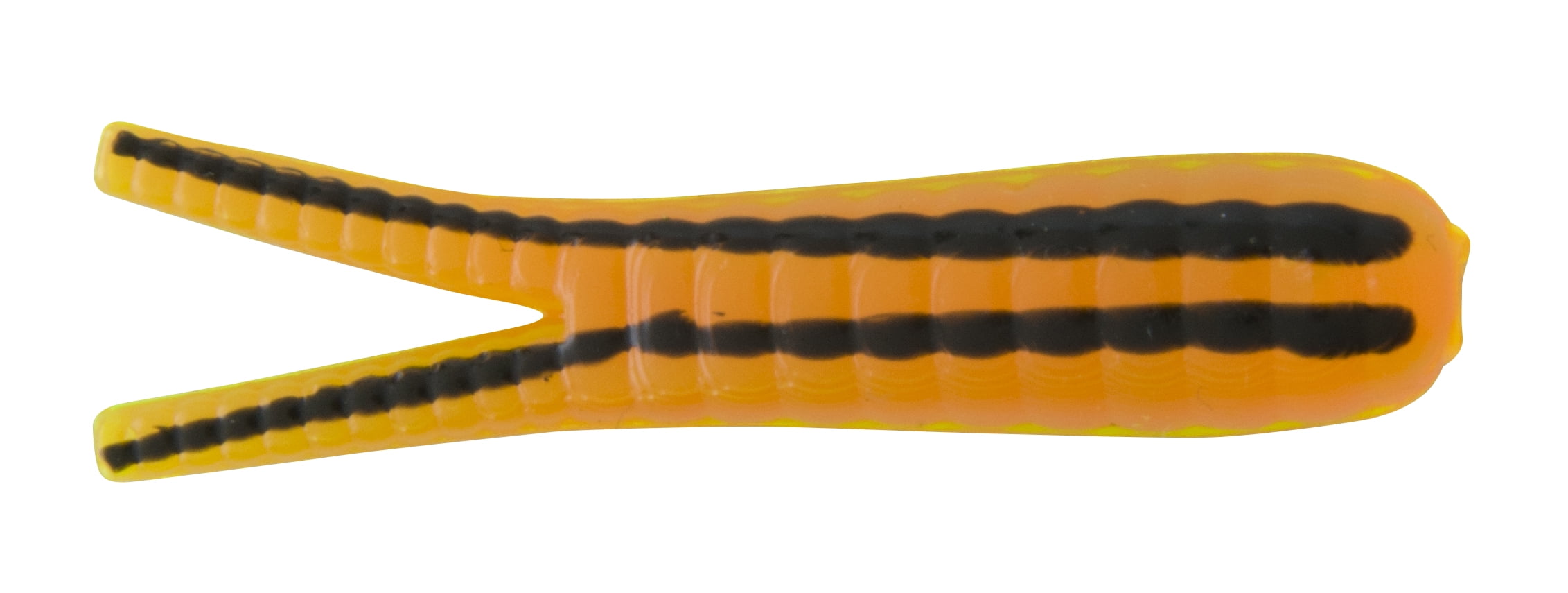 (2 pack) Johnson Original Beetle Spin Fishing Lure, Black/Chartreuse/Orange, 2 in