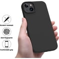 thumbnail image 4 of for iPhone 14 Case, Silicone Shockproof Slim Thin Phone Case for iPhone 14 6.1 inch (Black), 4 of 15