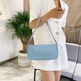 thumbnail image 1 of Bolsa Moda Cocodrilo PU Mujeres Sólido Bajo el brazo de hombro (Azul) Ehuebsd Para estrenar, 1 of 5
