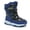 blue 01, variant on Tanleewa Faux Fur Lined Kids Winter Boots Snow Boots for Child Unisex Shoe Size 9