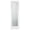 White + Wood + Wood, variant on 24 x 80 in. Wooden Interior Door Slab, Shaker White Primed Full View Tempered Frosted Glass Door, 1-3/8 in. Thick Bedroom Door