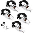 thumbnail image 1 of 5 PCS Árbitro Entrenador Silbato Acero inoxidable Silbato extra fuerte con cordón para deportes escolares, fútbol, ​​​​baloncesto Protección de salvavidas de emergencia TUNC Sencillez, 1 of 5