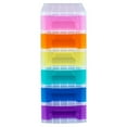 thumbnail image 6 of Open Box Really Useful Box 3.5 Litre Storage Tower Transparent Rainbow Drawer, 6 of 7