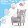 thumbnail image 3 of LOVEVER Plastic Sofa Cover  Waterproof Washable Slipcover for Storage and Moving  Clear, 3 of 10