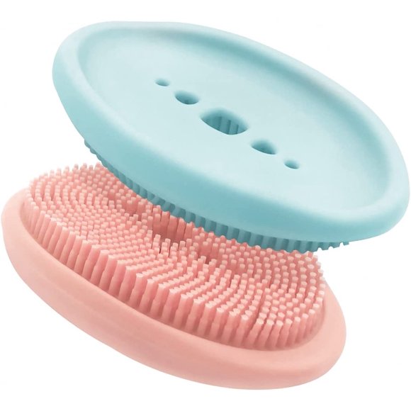 2 Pack Silicone Self Draining Soap Dishes,Bar Soap Saver for Shower,Bath Tub,Soap Holder for Bathroom Sink, Soap Shower Holder,Keep Soap Dry,Easy to Clean