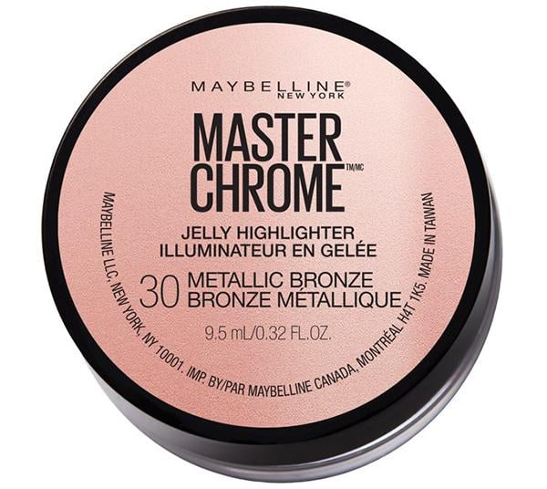 2 Pack Maybelline Master Chrome Jelly Highlighter, Metallic Rose