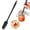 Black, variant on 1 Pack Long Handle Silicone Spatula, Slim Jar Scraper for Spreading and Mixing, Flexible Non-Stick Baking Tool for Jars and Blenders, 28x3cm (Black)