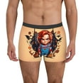 thumbnail image 3 of Lsque Chucky Pattern Men’s Total Support Pouch Boxer Briefs, X-Temp Cooling, Moisture-Wicking Underwear, Regular, Long-leg and Trunk-Medium, 3 of 7