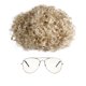 thumbnail image 1 of Kit de traje de dynomita para hombre, peluca rubia Gravity Threads Sombrero, 1 of 1