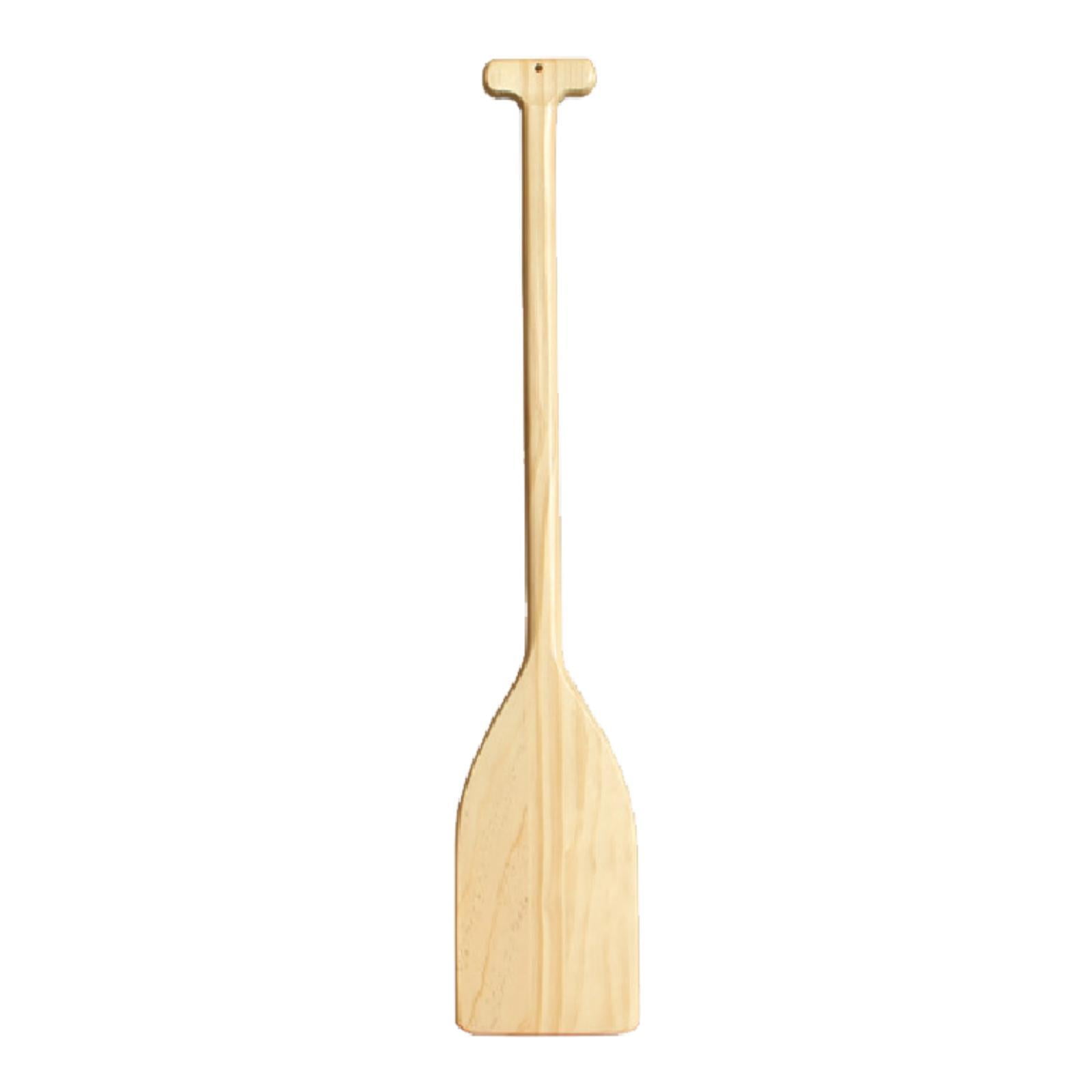 Baoblaze Wood Paddle 80 cm Lightweight Wood Paddle Stylish Handheld Beach Decoration Boat Wood Color