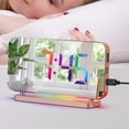 thumbnail image 4 of Reloj Despertador Digital LED Perfecl con Puertos de Carga USB, 4 of 8