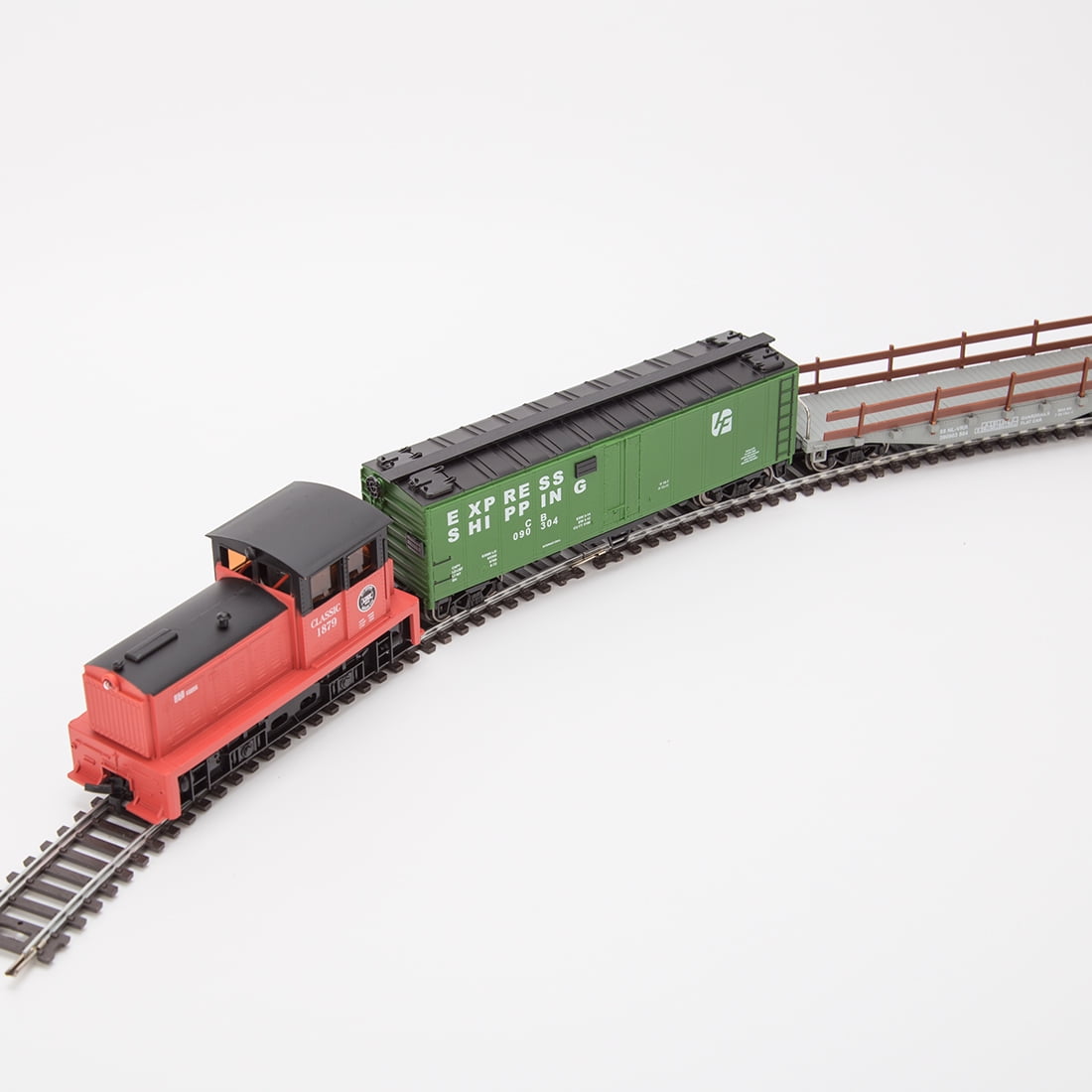 1/87 HO Scale DDT Internal Combstion Engine Railway Model Set, Diy Assembly Train Locomotive Set, Gift for Holiday