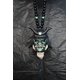 thumbnail image 3 of Car Hanging Pendant with Samurai Helmet Hannya Japanese Car Rear View Mirror Charm,Pendant Car Decoration Auto Ornament Accessories Hang Charm(Green), 3 of 4
