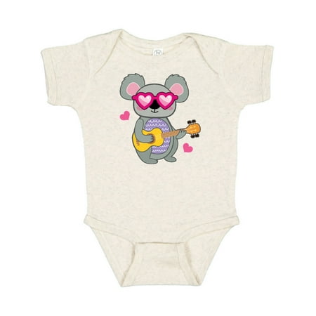 

Inktastic Koala Cute Girls Guitar Outfit Gift Baby Girl Bodysuit