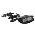 thumbnail image 1 of Reloj LED para Coche, Termómetro de 12/24 Horas, Medidor de Temperatura Interior Y Exterior Del Coche, Monitor de Voltaje de Batería Digital, Voltímet Soledad Termómetro digital del coche, 1 of 5
