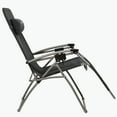 thumbnail image 2 of Kamp-Rite Outdoor Folding Reclining Zero Gravity Chair w/Pillow, Gray, 2 of 4