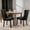 Black, variant on Velvet Tufted Dining Chairs Set of 2, Upholstered Accent Chairs with Solid Wood Frame for Kitchen & Dining Room