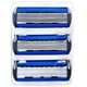 thumbnail image 1 of Repuestos para Maquina de Afeitar SmoothBlade6D 1Paq 1x3Cartuchos 6Hojas Flexible Lubricante Azul/Negro Acero Inoxidable, 1 of 2