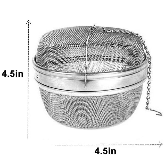 Spice Ball Herb Infuser Extra Large 4.5"D, Stainless Steel
