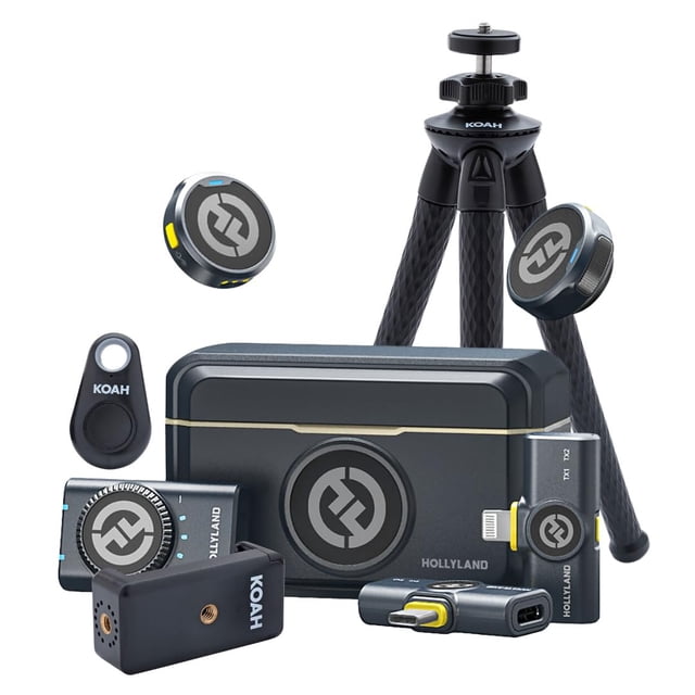 Sistema de micrófono combinado inalámbrico Hollyland LARK M2 DUO