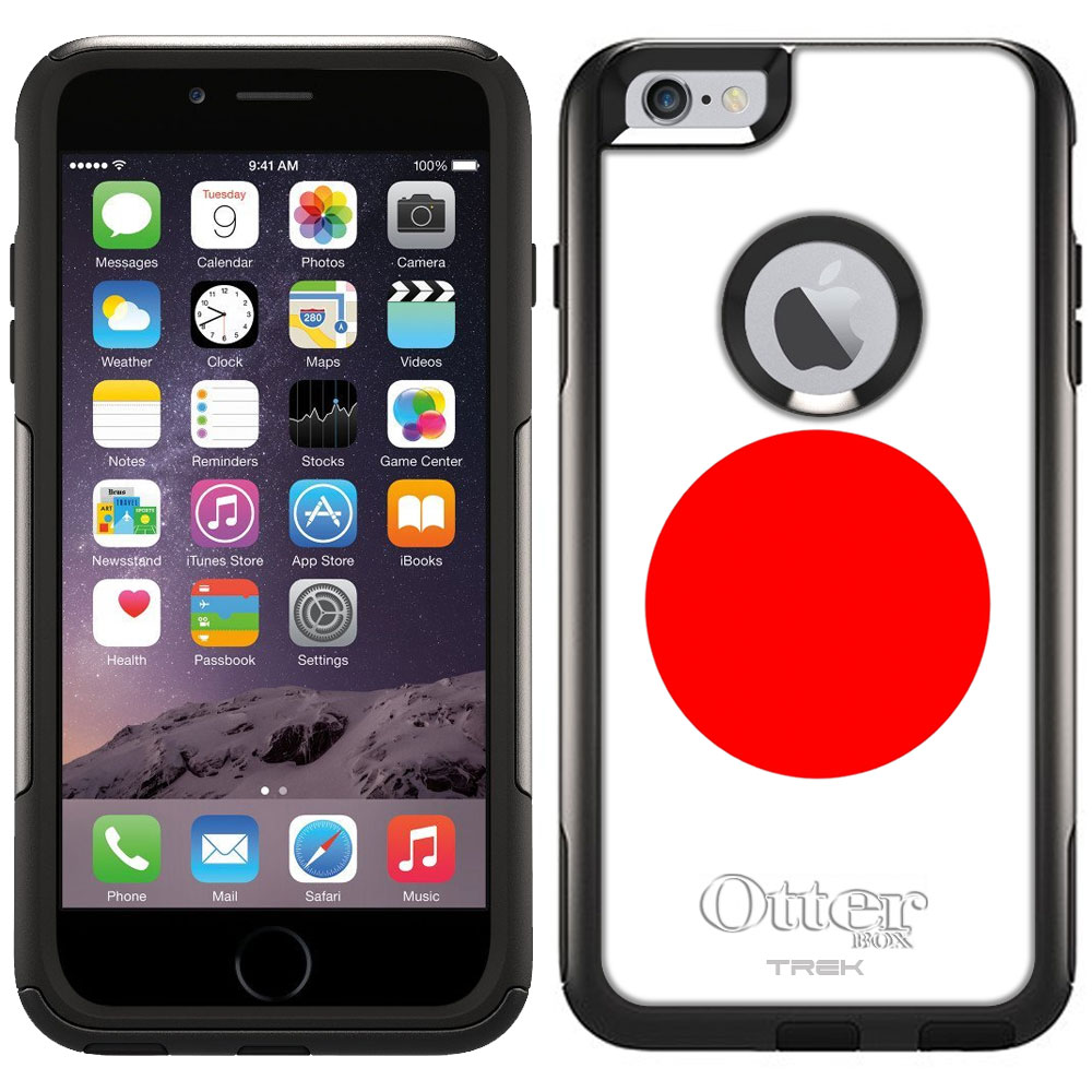 Otterbox Commuter Case for Apple iPhone 6 Plus Japan Flag by Trek Media Group