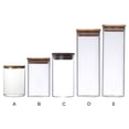 thumbnail image 3 of Ruiboury Airtight Glass Jar With Lid For Kitchen Storage - Durable And Leak-proof Large Capacity Transparent Glass Storage Jar 6.5*18cm, 3 of 6